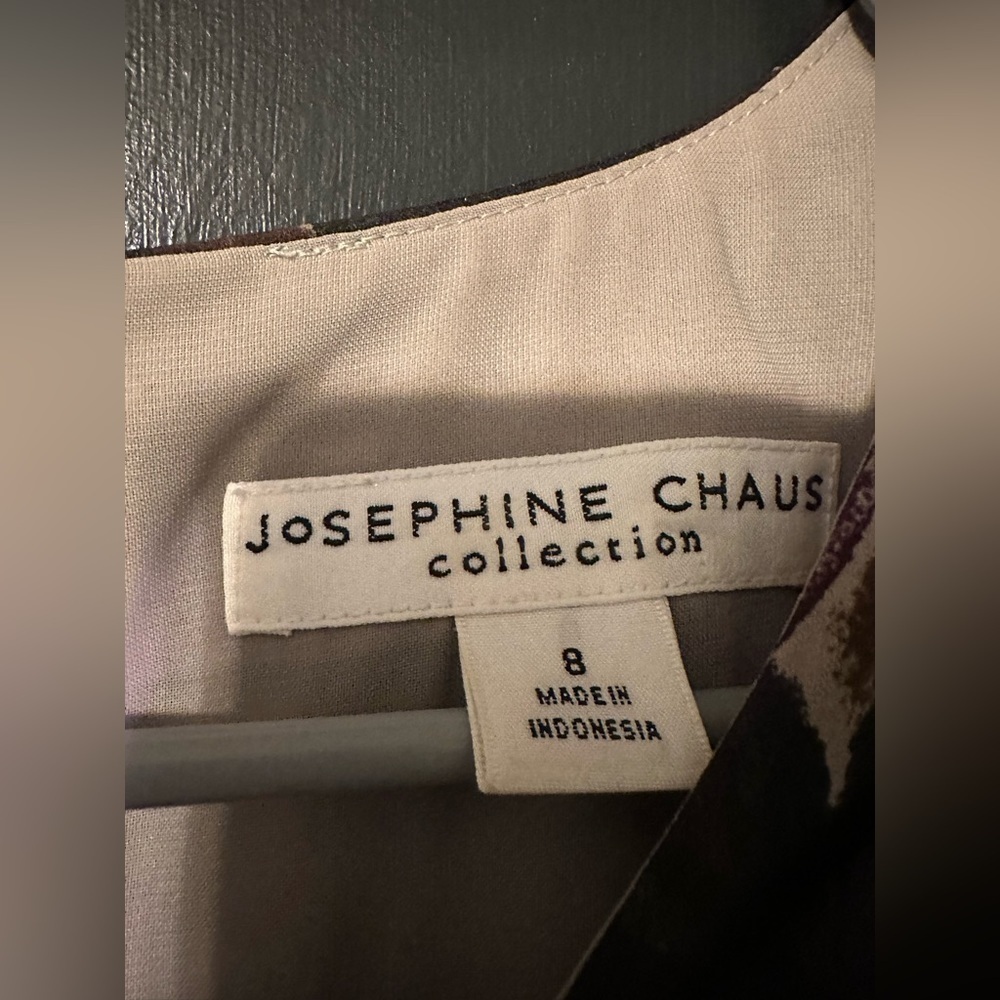JOSEPHINE CHAUS COLLECTION women’s size 8 floral neutral earth tone colors - Picture 3 of 4